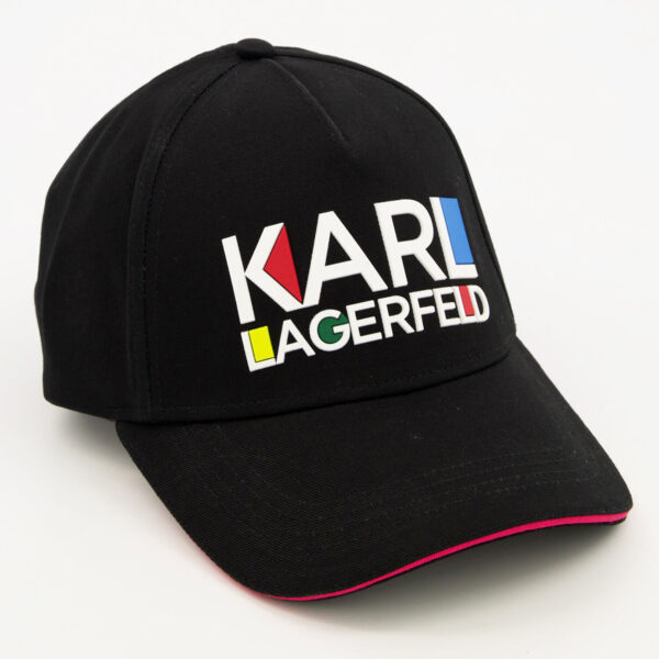 KARL LAGERFELD Black Bauhaus Cap