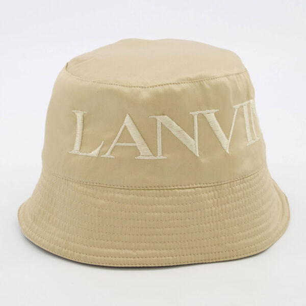 LANVIN Beige Reversible Bucket Hat